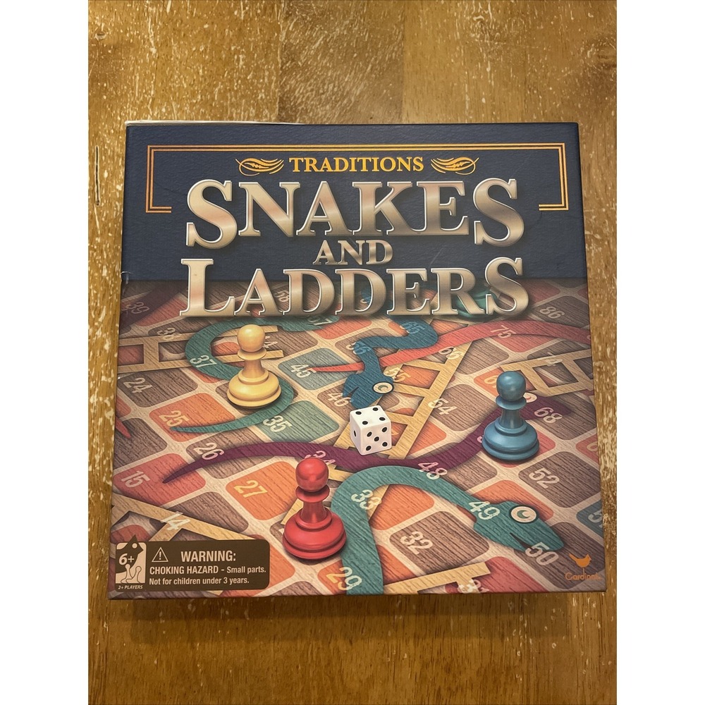 Traditions Snakes & Ladders Board Game New Sealed